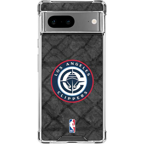 NBA Los Angeles Clippers Black Rust Google Pixel 8 Clear Case